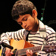 Guitar student at our concert