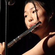 Flute student at our concert