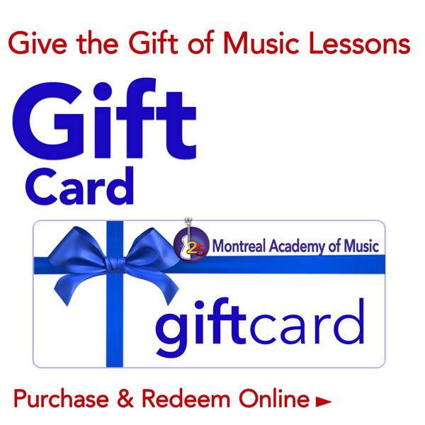 Give the  Gift of Music Lessons