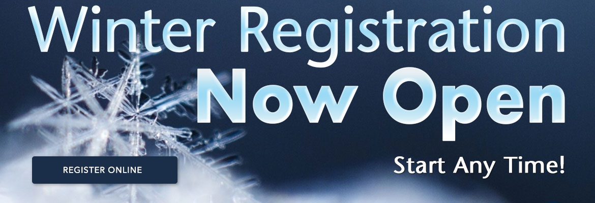 Winter Registration Now Open